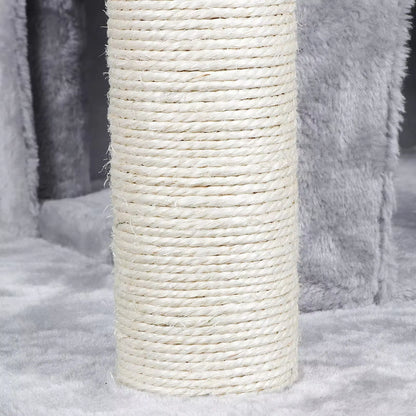 34"Cat Tree Tower Great for Multiple Cats Scratcher Play House Condo Pet House