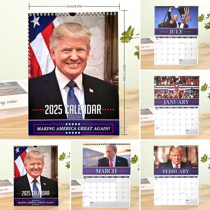2025 Creative Cats Calendar with Angry Cat Pattern - Humorous Decor for Home, Office, Dormitory, and School